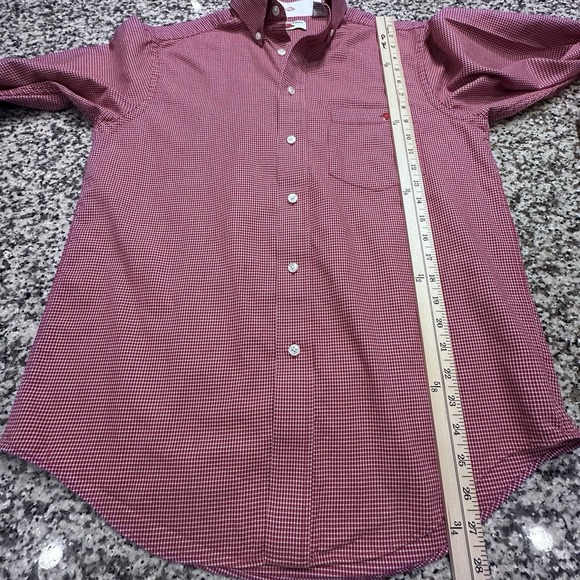 Arkansas Razorbacks Long Sleeve Dress Shirt Men's Sz S Check Pattern The Hogs‎ - Picture 9 of 10